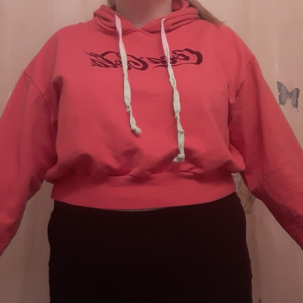 CocaCola Cropped Hoodie